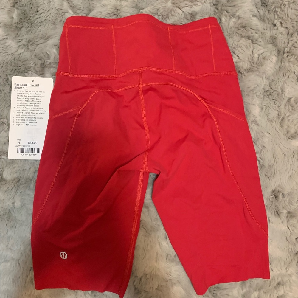 Lululemon Fast and Free short ‘10
